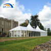 Luxury white mixed marquee tent with glass walls for meeting