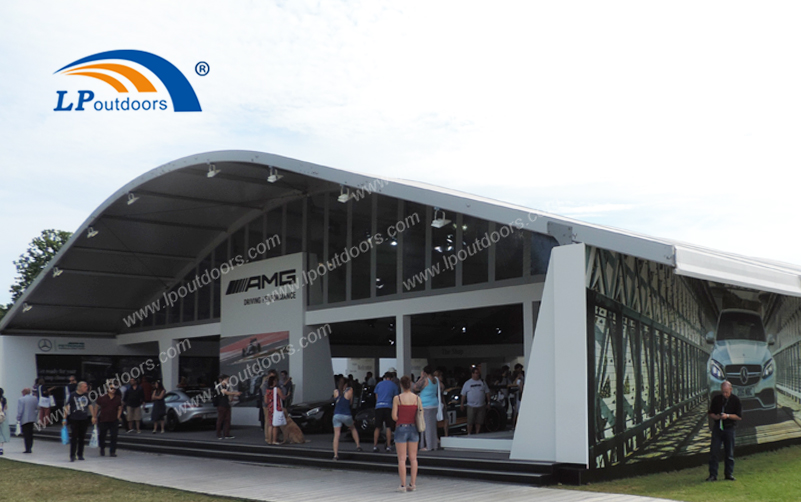 The Well-designed Large Arcum Exhibition Tent Brings Good Results